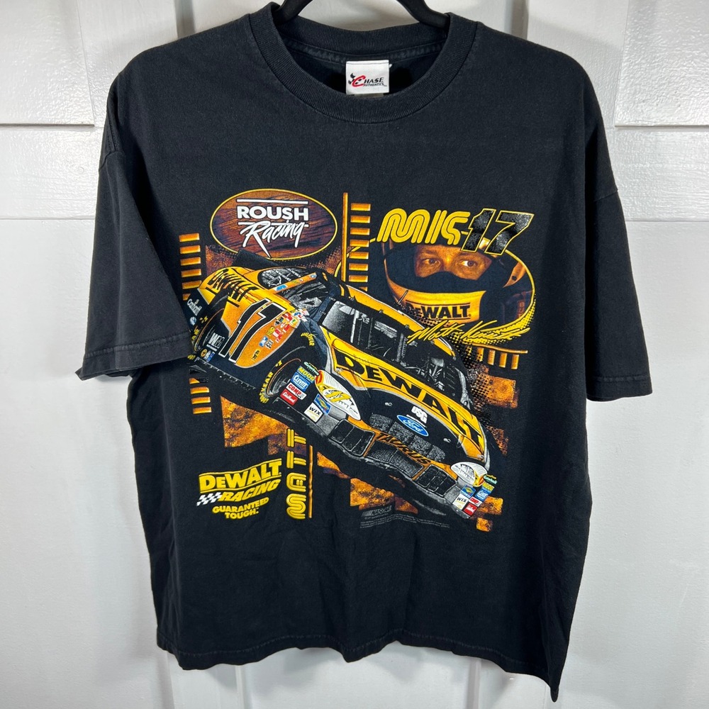 Chase Authentics Matt Kenseth 17 DeWalt Roush Racing T-Shirt Black XL